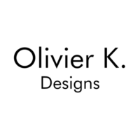 Square Site Logo, It says: Olivier K. Designs
